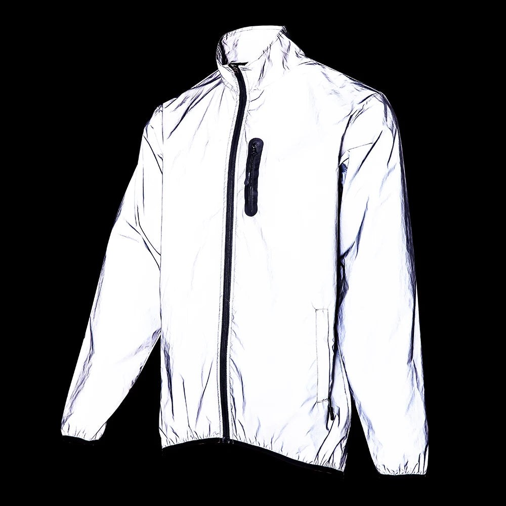 WOSAWE Men's and Women's Reflective Motorcycle Jacket - Waterproof Windbreaker Hoodie for Autumn and Winter
